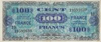 p123e from France: 100 Francs from 1944