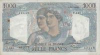 Gallery image for France p130b: 1000 Francs from 1948