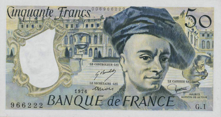 Front of France p152a: 50 Francs from 1976