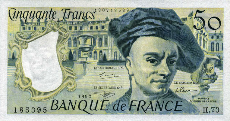 Front of France p152f: 50 Francs from 1992