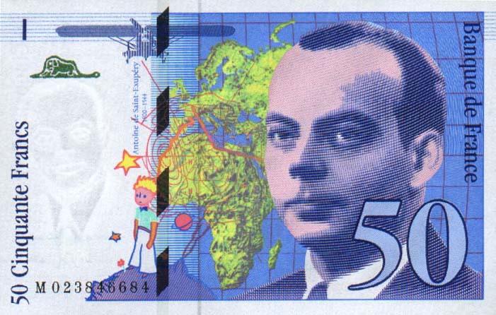 Front of France p157Aa: 50 Francs from 1994