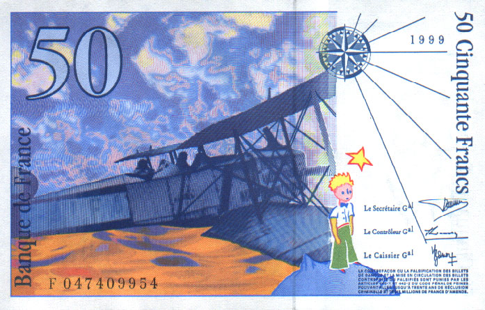 Back of France p157Ab: 50 Francs from 1994