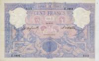 p65b from France: 100 Francs from 1890