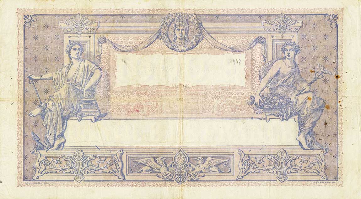 Back of France p67g: 1000 Francs from 1908