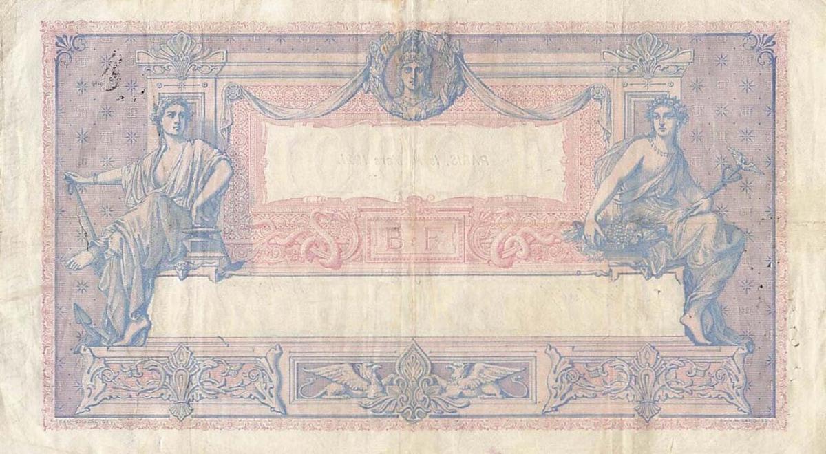 Back of France p67i: 1000 Francs from 1920