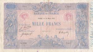 Gallery image for France p67i: 1000 Francs