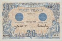 Gallery image for France p68b: 20 Francs