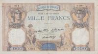 Gallery image for France p79b: 1000 Francs