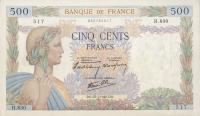 Gallery image for France p95a: 500 Francs