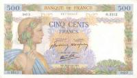 Gallery image for France p95b: 500 Francs