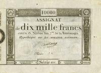 Gallery image for France pA82: 10000 Francs