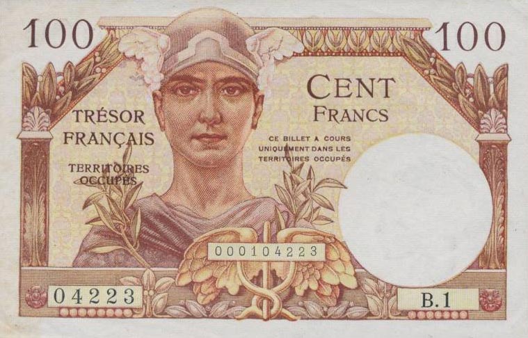 Front of France pM9: 100 Francs from 1947