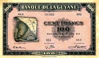 Gallery image for French Guiana p13a: 100 Francs