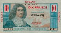 Gallery image for French Guiana p20a: 10 Francs