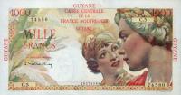 Gallery image for French Guiana p25a: 1000 Francs