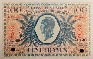 Gallery image for French Guiana p17s: 100 Francs