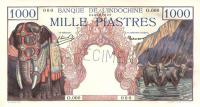 Gallery image for French Indo-China p84s1: 1000 Piastres