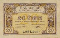 Gallery image for French Indo-China p45a: 20 Cents