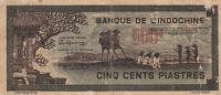 p69 from French Indo-China: 500 Piastres from 1945