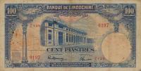p79a from French Indo-China: 100 Piastres from 1946