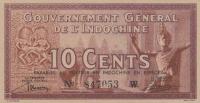 Gallery image for French Indo-China p85b: 10 Cents