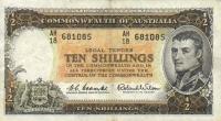 p33a from Australia: 10 Shillings from 1961