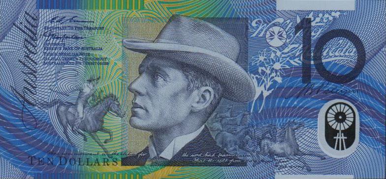 Front of Australia p52b: 10 Dollars from 1993