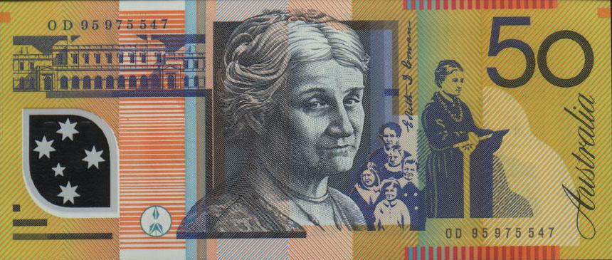 Back of Australia p54a: 50 Dollars from 1995