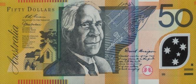 Front of Australia p54b: 50 Dollars from 1995