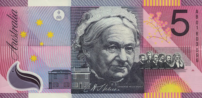 Back of Australia p56a: 5 Dollars from 2001