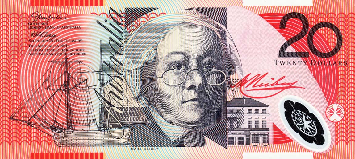 Front of Australia p59a: 20 Dollars from 2002