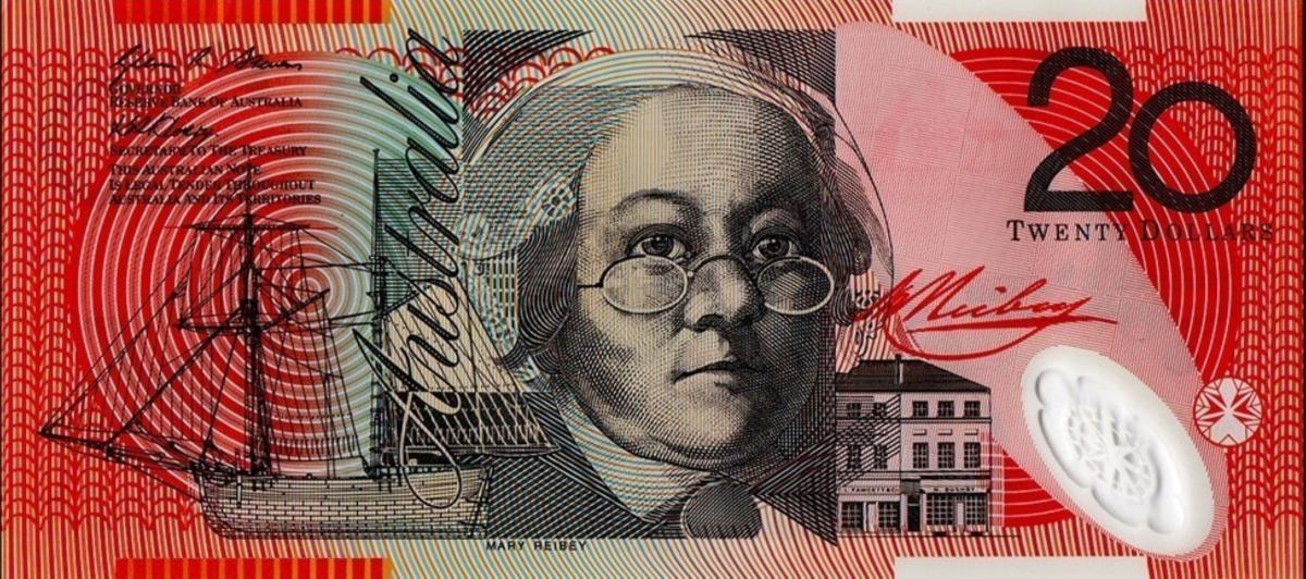 Front of Australia p59b: 20 Dollars from 2003