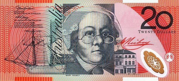 Front of Australia p59d: 20 Dollars from 2006