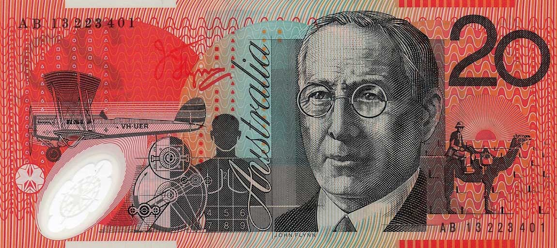 Back of Australia p59h: 20 Dollars from 2013