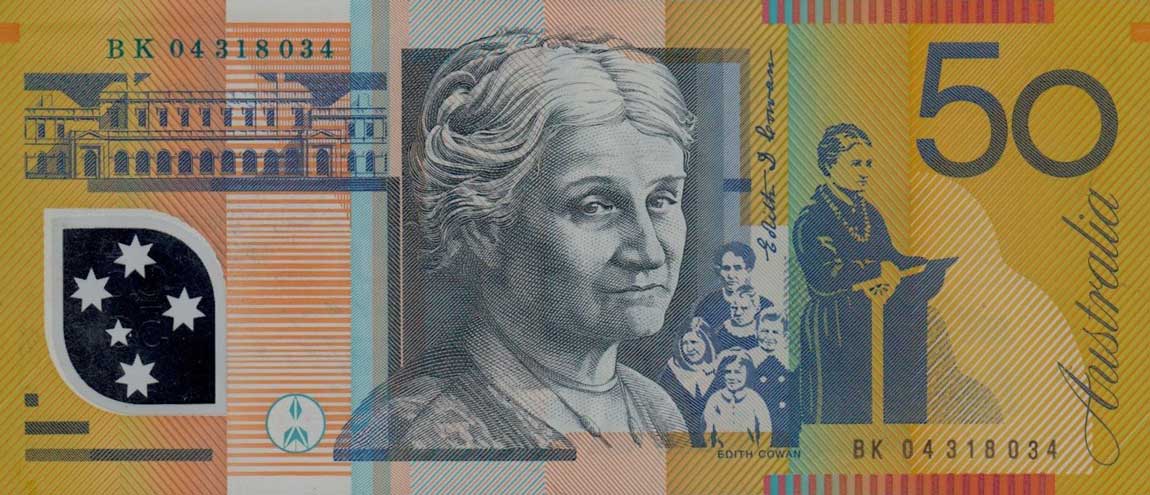 Back of Australia p60b: 50 Dollars from 2004