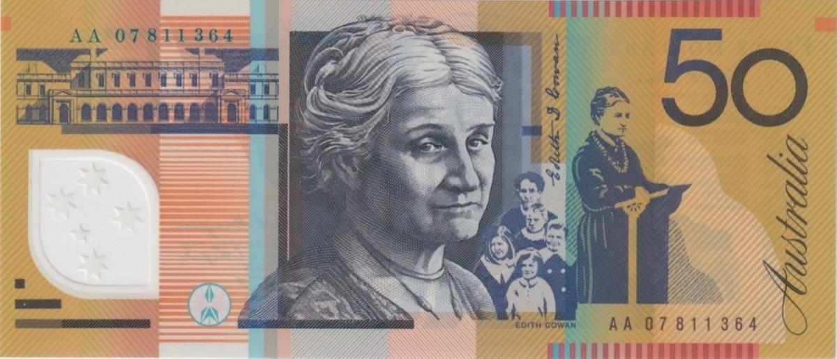 Back of Australia p60e: 50 Dollars from 2007