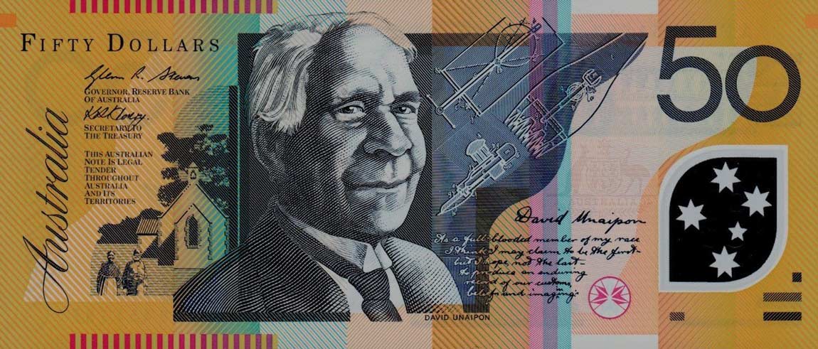 Front of Australia p60f: 50 Dollars from 2008