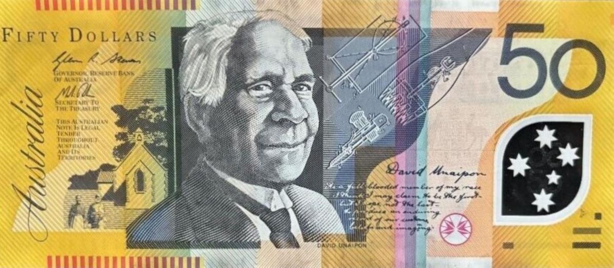 Front of Australia p60l: 50 Dollars from 2014