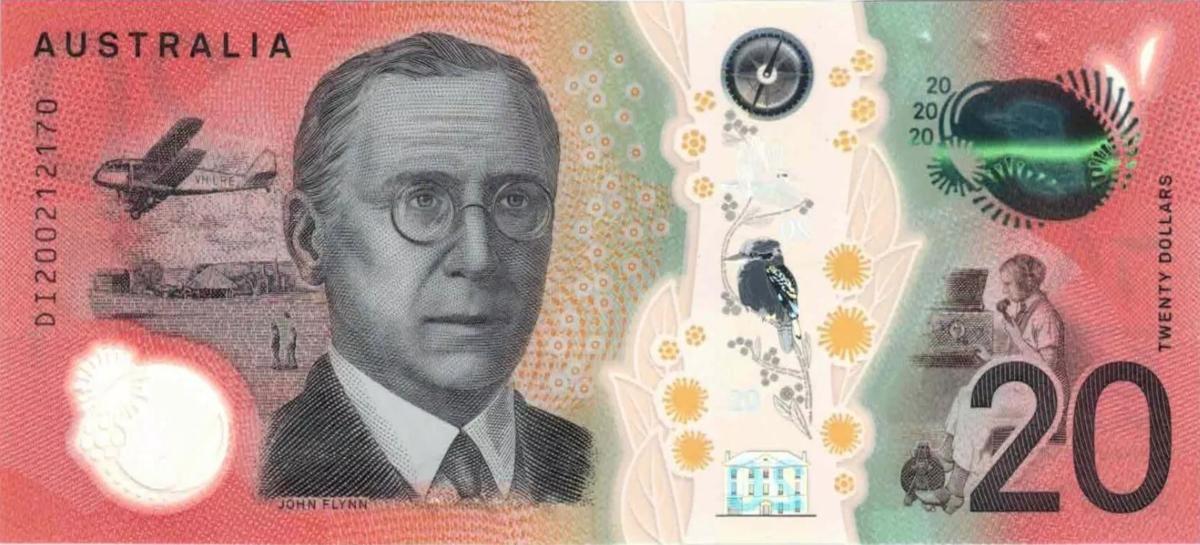 Back of Australia p64b: 20 Dollars from 2020