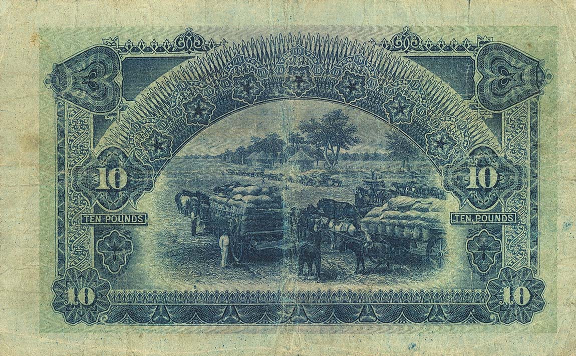 Back of Australia p6b: 10 Pounds from 1918