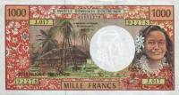 p2b from French Pacific Territories: 1000 Francs from 1996