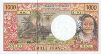 p2g from French Pacific Territories: 1000 Francs from 1996