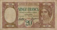 Gallery image for French Somaliland p7b: 20 Francs
