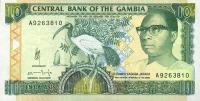 p13b from Gambia: 10 Dalasis from 1991