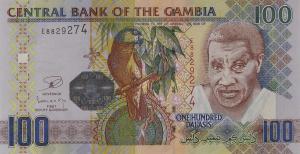 p29c from Gambia: 100 Dalasis from 2006