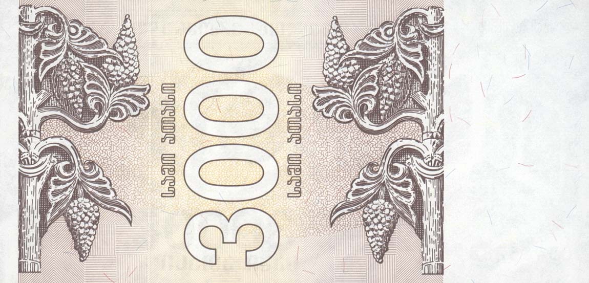 Back of Georgia p45: 3000 Laris from 1993