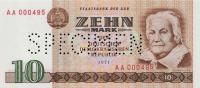 Gallery image for German Democratic Republic p28s: 10 Mark